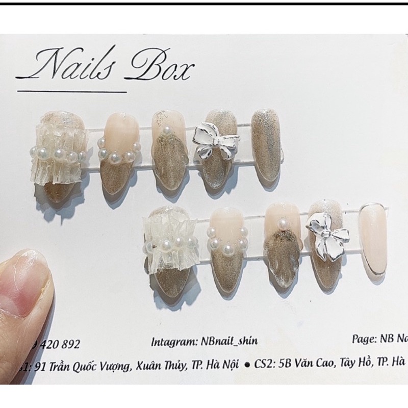 nailbox siêu xinh siêu nhẹ tay