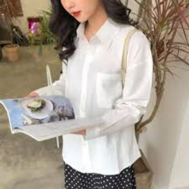 Áo Dạ và sơ mi trắng