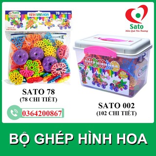 Bộ ghép hình hoa (Sato002-78)