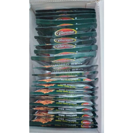 Xốt gia vị hoàn chỉnh nướng BBQ Barona gói 80g