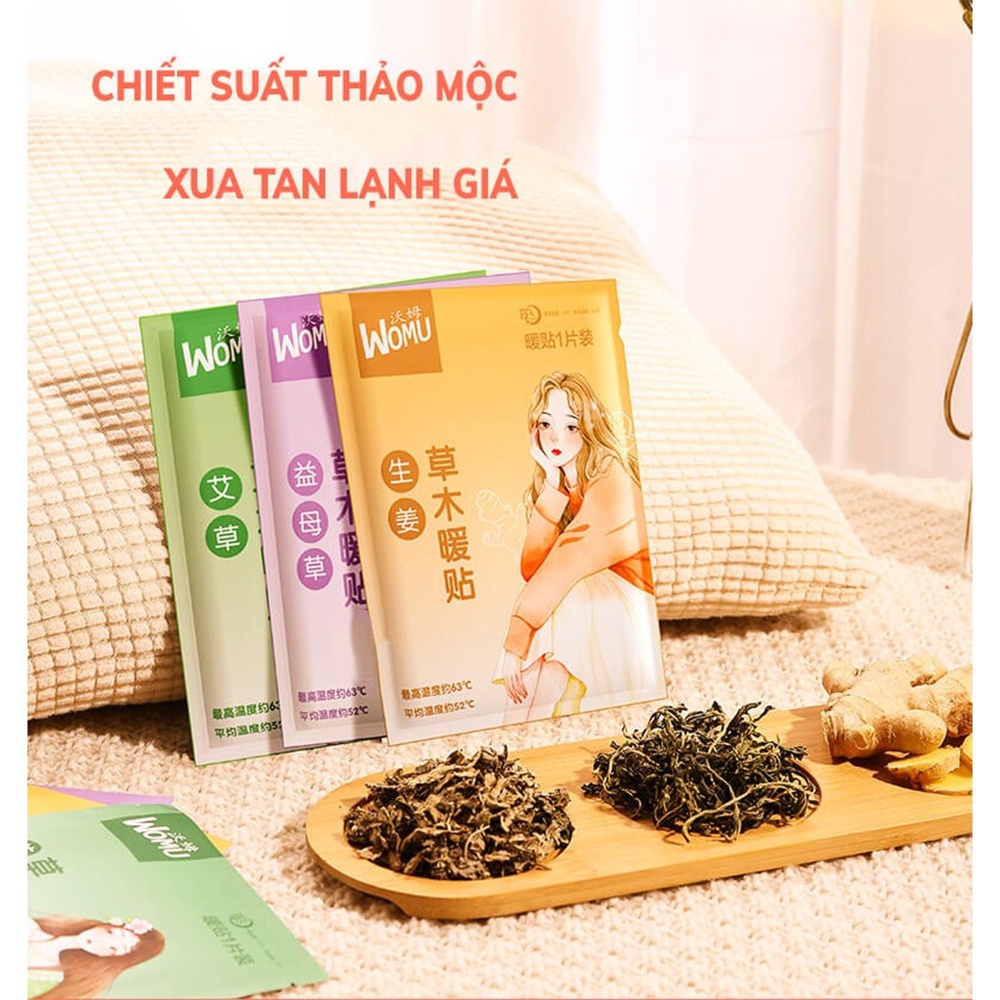 Gói 1 Miếng Dán Giữ Nhiệt Con Chuột, Dán Nóng Cơ Thể - Sưởi Ấm Ngày Đèn Đỏ, Đau Bụng Kinh / Túi Hút Ẩm Hiệu Quả