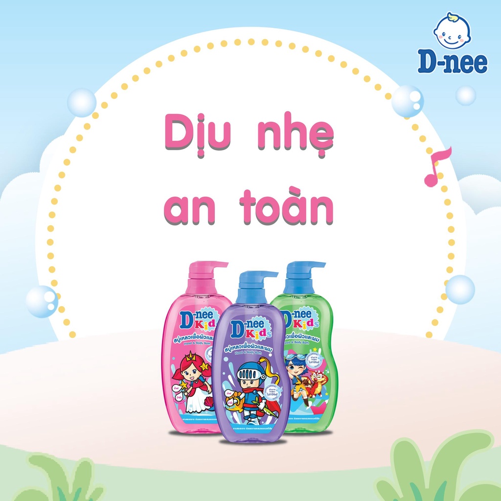 Sữa tắm gội DNEE trẻ em, CHÍNH HÃNG TEM ĐẠI THỊNH, KHÔNG GÂY KÍCH ỨNG, an toàn cho da bé, Dành cho bé từ 3 tuổi