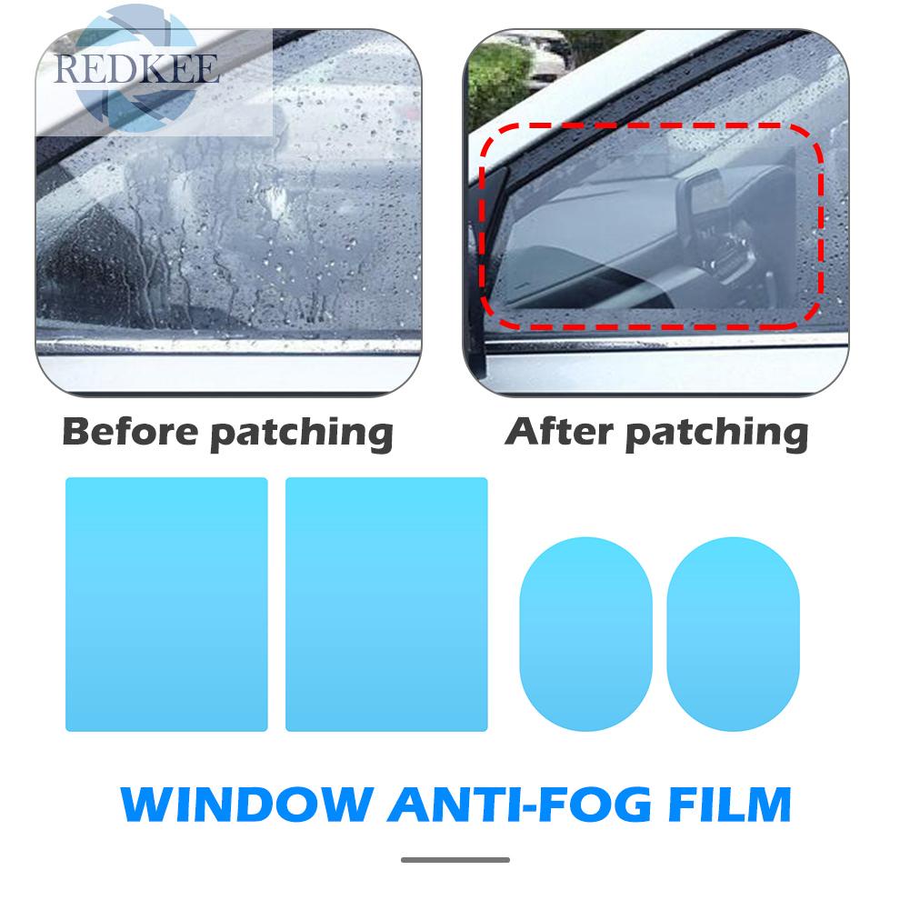 4 Miếng Phim Dán Bảo Vệ Kính Chiếu Hậu Xe Hơi