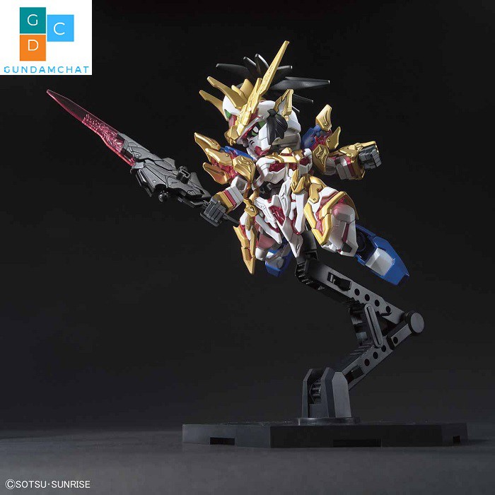 Mô hình lắp ráp Gundam Bandai SD Liu Bei Unicorn Gundam Lưu Bị 01 - GDC
