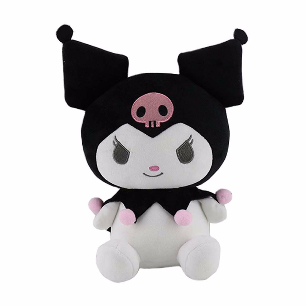 Thú Nhồi Bông Hình Thỏ Kuromi Đáng Yêu Mềm Mại 25cm