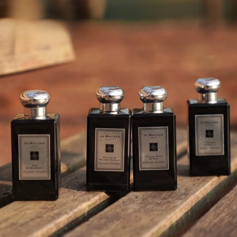 Nước Hoa Nữ JO MALONE Oud & Bergamot / Hổ Phách & Gừng Lily / Myrrh & Tonka Màu Đen 100ml