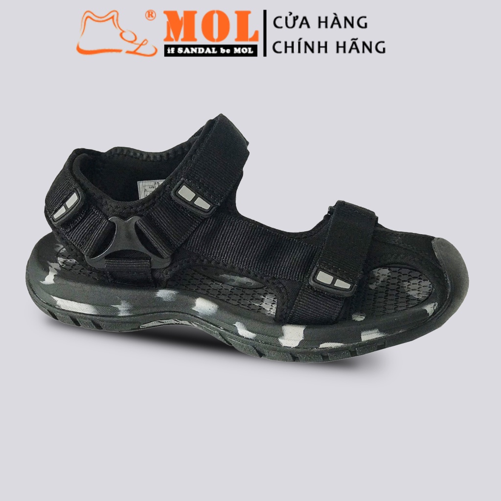 Giày sandal nam bít mũi quai dù có quai hậu cố định thích hợp mang dã ngoại đi phượt du lịch hiệu Rova RV25G