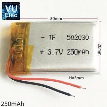 Pin Lithium 3.7V Dung Lương Từ 200-1200mAh