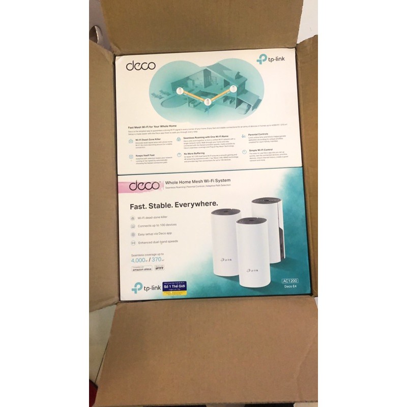 Tplink deco e4 bộ mesh wifi