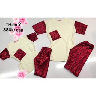 Sét ngố nhung LV Mẹ và Bé