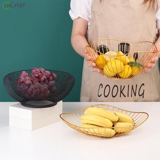 【Ready Stock】Fruit Basket Durable Easy To Clean Iron Solid Sturdy Tight Dishwasher Safe@New