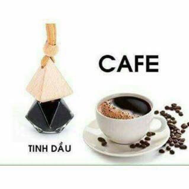 Tinh dầu treo xe hương cafe nguyên chất thơm xịn 1 lọ 10 ml