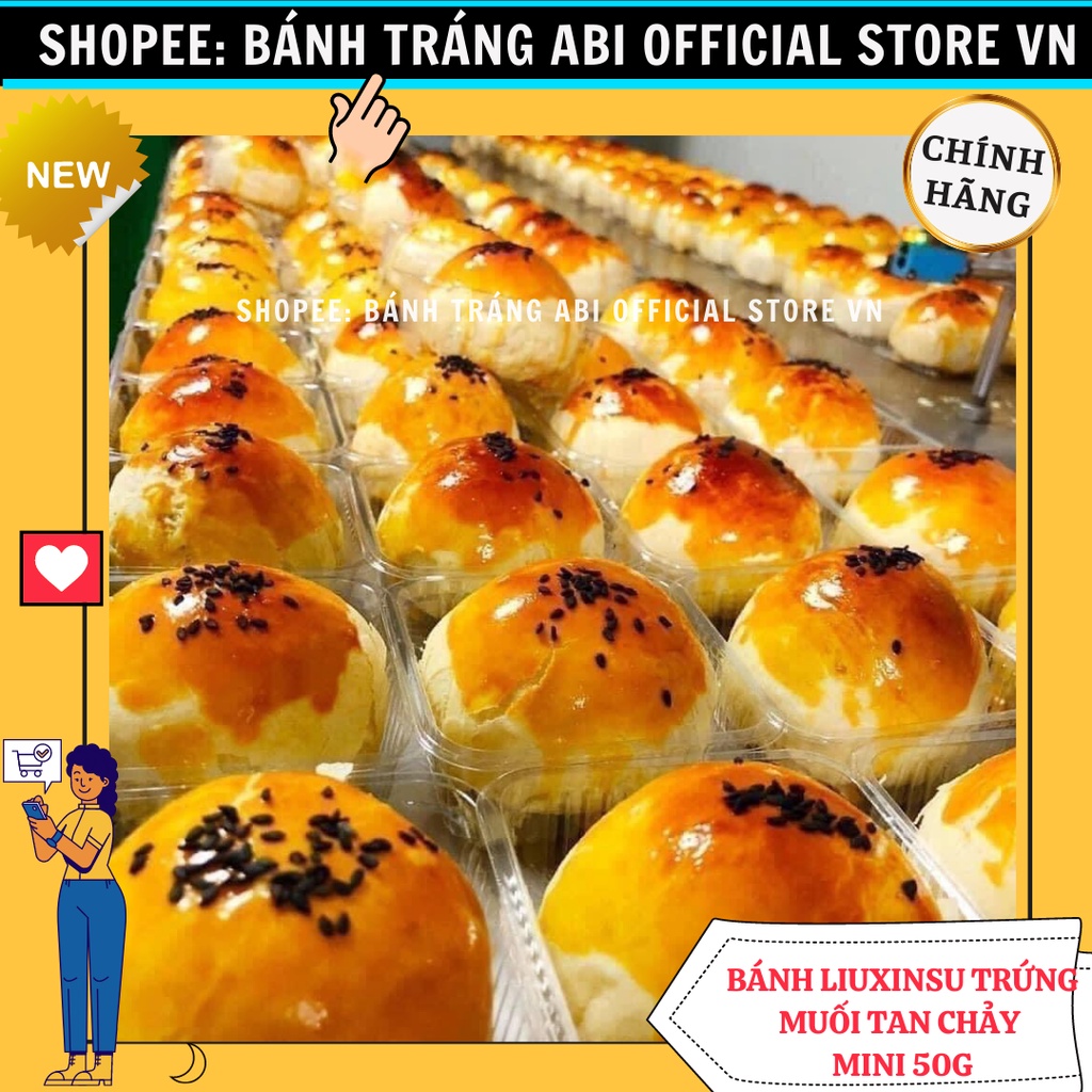 1KG 20 CÁI BÁNH PÍA NƯỚNG TRỨNG CHẢY EGG YORK ĐÀI LOAN NSX MỚI CÓ TEM PHỤ