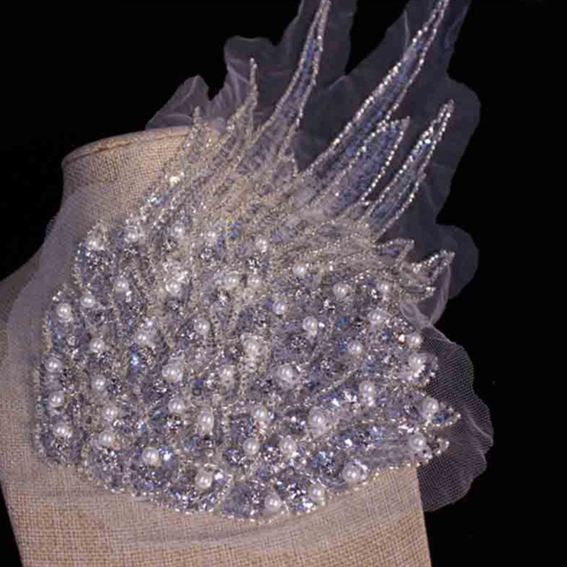 Miếng Đệm Vai Tua Rua Đính Đá Dùng Hóa Trang Sân Khấu