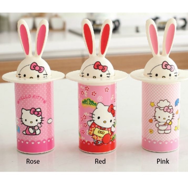 Hộp XIAODUOJIAJU đựng tăm xỉa răng tự động phong cách Hello Kitty 365