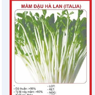 Hạt Giống Rau Mầm Đậu Hà Lan - 50 gram - DC