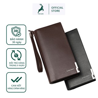 Bóp nam dài - Ví cầm tay nam cao cấp da PU The Glen TG210 bảo hành 1 tháng