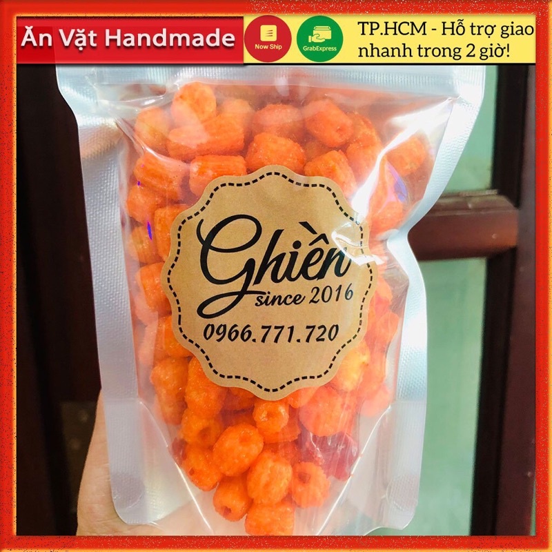 100Gram nui sấy bơ giòn ngon, Đồ ăn vặt Sài Gòn