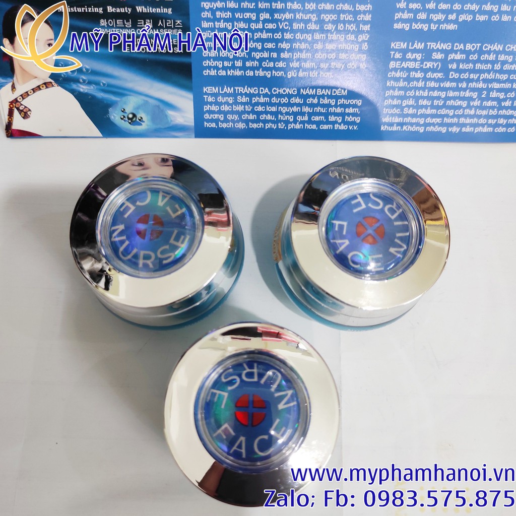 KEM NÁM DƯỠNG TRẮNG DA NURSE FACE NGỌC TRAI HÀN QUỐC