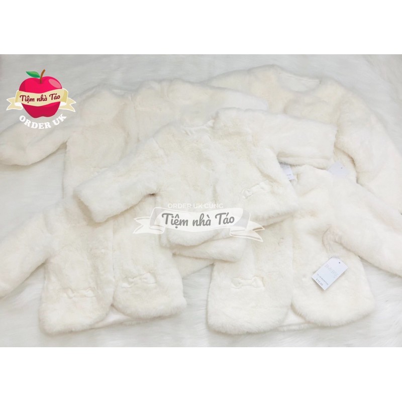 Áo khoác lông bé gái