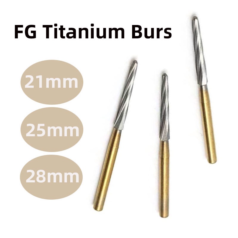 Hộp 5 Mũi Khoan Nha Khoa Cắt Xương Vonfram Tạo Hình Răng Cho Tay Tốc Độ Cao