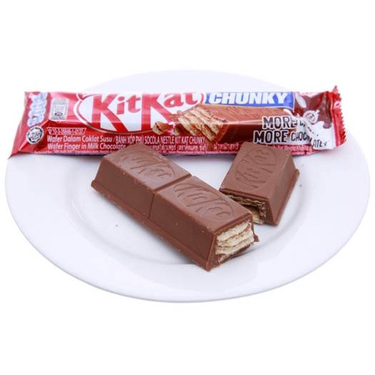 Bánh xốp phủ socola KitKat Chunky gói 38g