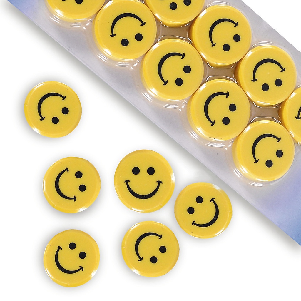 Combo 3 vỉ Nam châm hình mặt cười  siêu dính 3 vỉ  30 viên