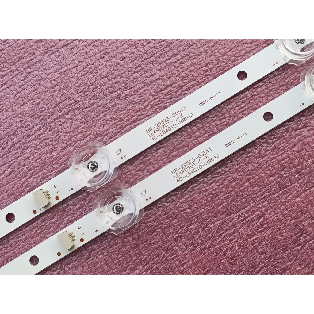 LED TIVI TCL 40S6500 40S6800  40P65 40D3000 MỚI 100% BỘ 2 THANH, MỖI THANH 10 BÓNG 6V, DÀI 74,2cm 40HR330M10A0