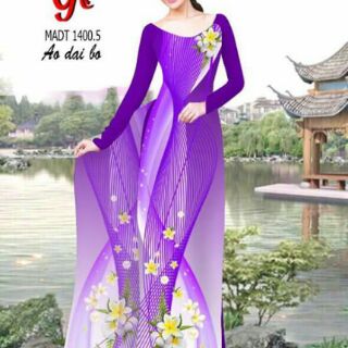 Vải áo dài hoa