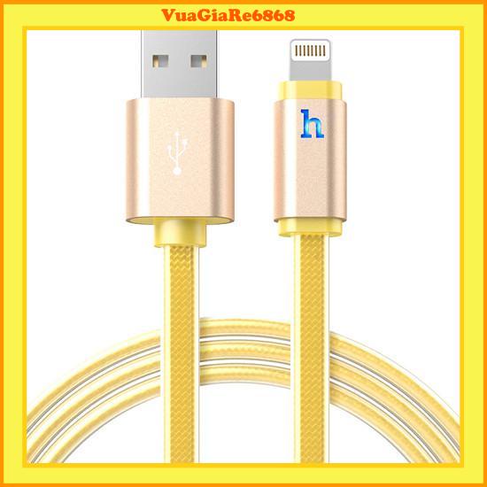 Dây cáp sạc IPdài 1,2m có đèn led báo hiệu UPL 12 Bảo hành 03 tháng 1 đổi 1