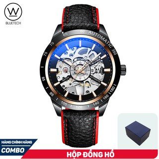 Đồng hồ nam cơ TEVISE 868 dây da lộ máy