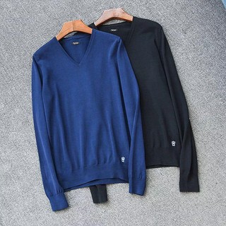 Áo len cổ tim nam Massimo Dutti xuất chuẩn aut