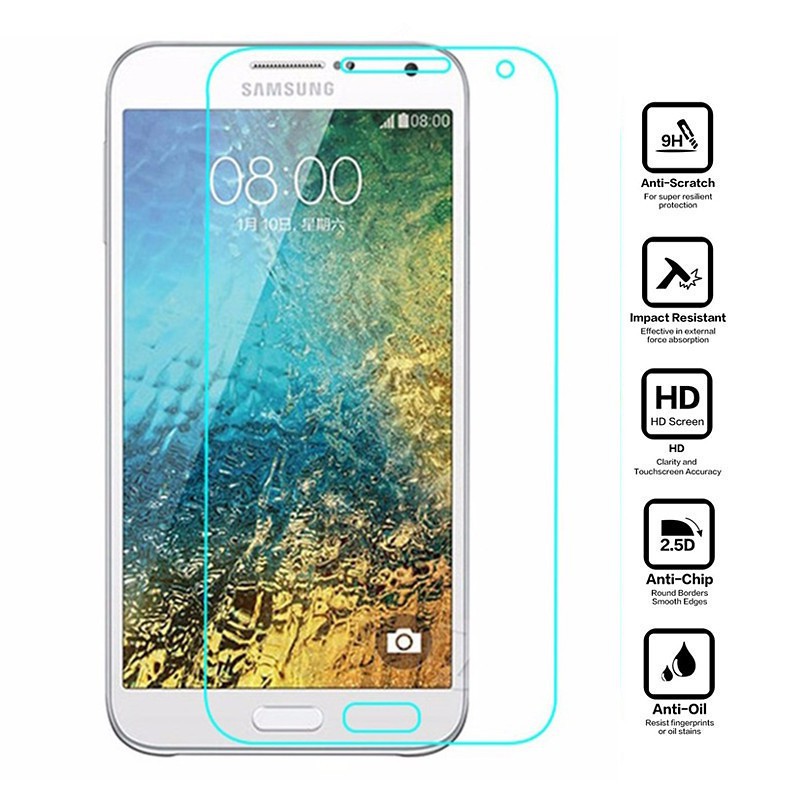 Set 2 miếng kính cường lực bảo vệ màn hình điện thoại Samsung On5/On7 2016/2017 E5 E7