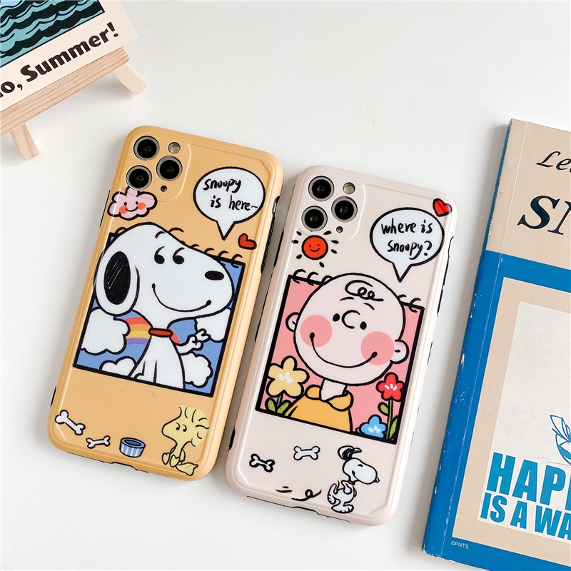 Ốp lưng iphone imd new snoopy here 5/5s/6/6plus/6s/6splus/7/7plus/8/8plus/x/xr/xs/11/12/pro/max/plus/promax - Awifi Q2-4 | BigBuy360 - bigbuy360.vn