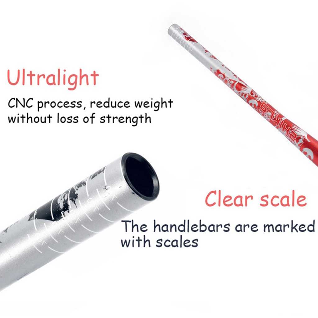 Ghi Đông Xe Đạp Leo Núi 31.8mm * 720 / 780mm Bằng Nhôm