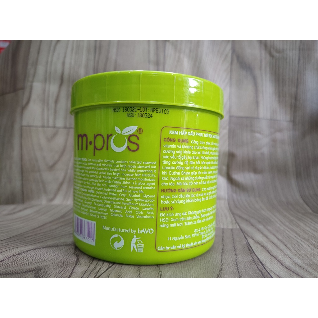 Hấp dầu Mpros hủ 1000ml