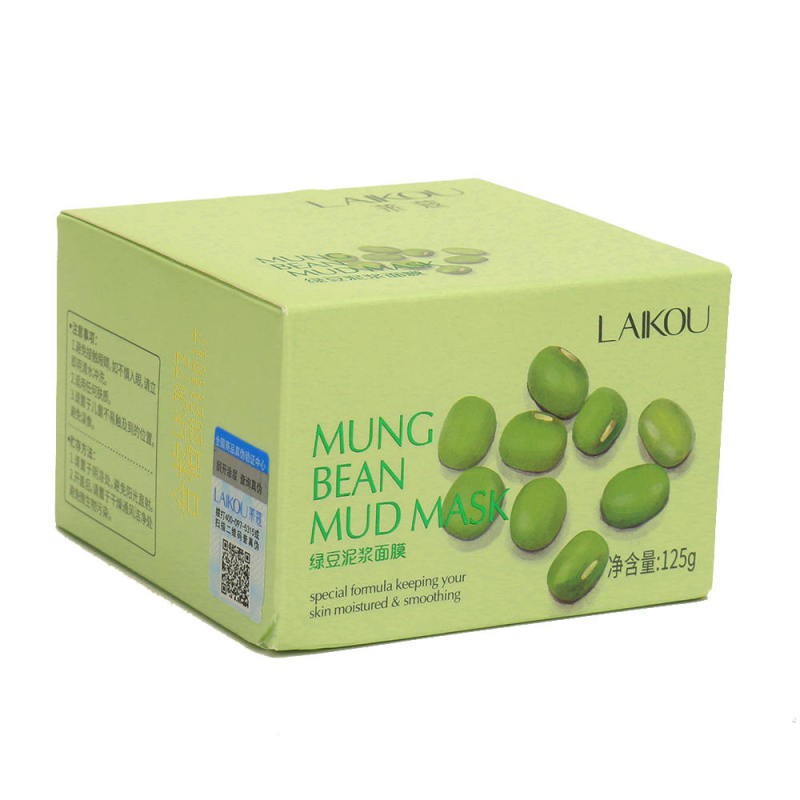 Mặt Nạ Bùn Đậu Xanh Laikou Mung Bean Mud Mask 120gr -DX52-B02T3 | Thế Giới Skin Care