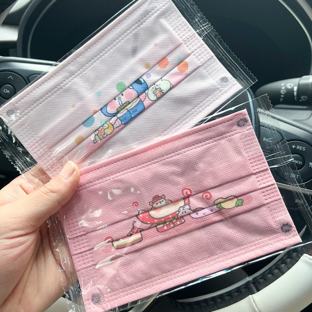 Set 10 Khẩu Trang 3 Lớp Dùng Một Lần Chất Lượng Cao