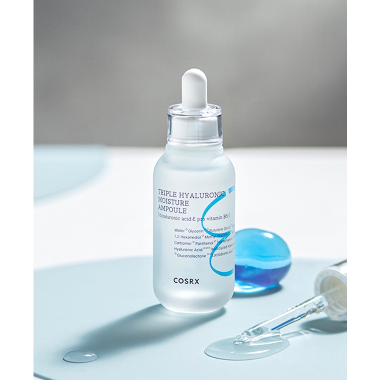 Serum dưỡng ẩm COSRX TRIPLE HYALURONIC MOISTURE AMPOULE