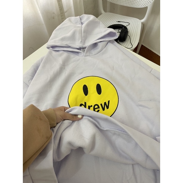 Áo hoodies &quot; Drew &quot; mặt cười ( 3 màu Hồng, Xanh , Tím )