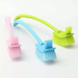 Bàn chải cọ tolet, cọ bồn cầu,chùi rửa nhà vệ sinh,nhà tắm siêu sạch - Thiết kế 2 đầu thông minh