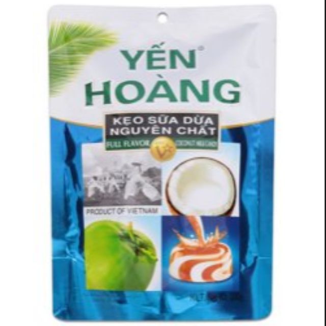 Kẹo sữa dừa nguyên chất Yến Hoàng 100g