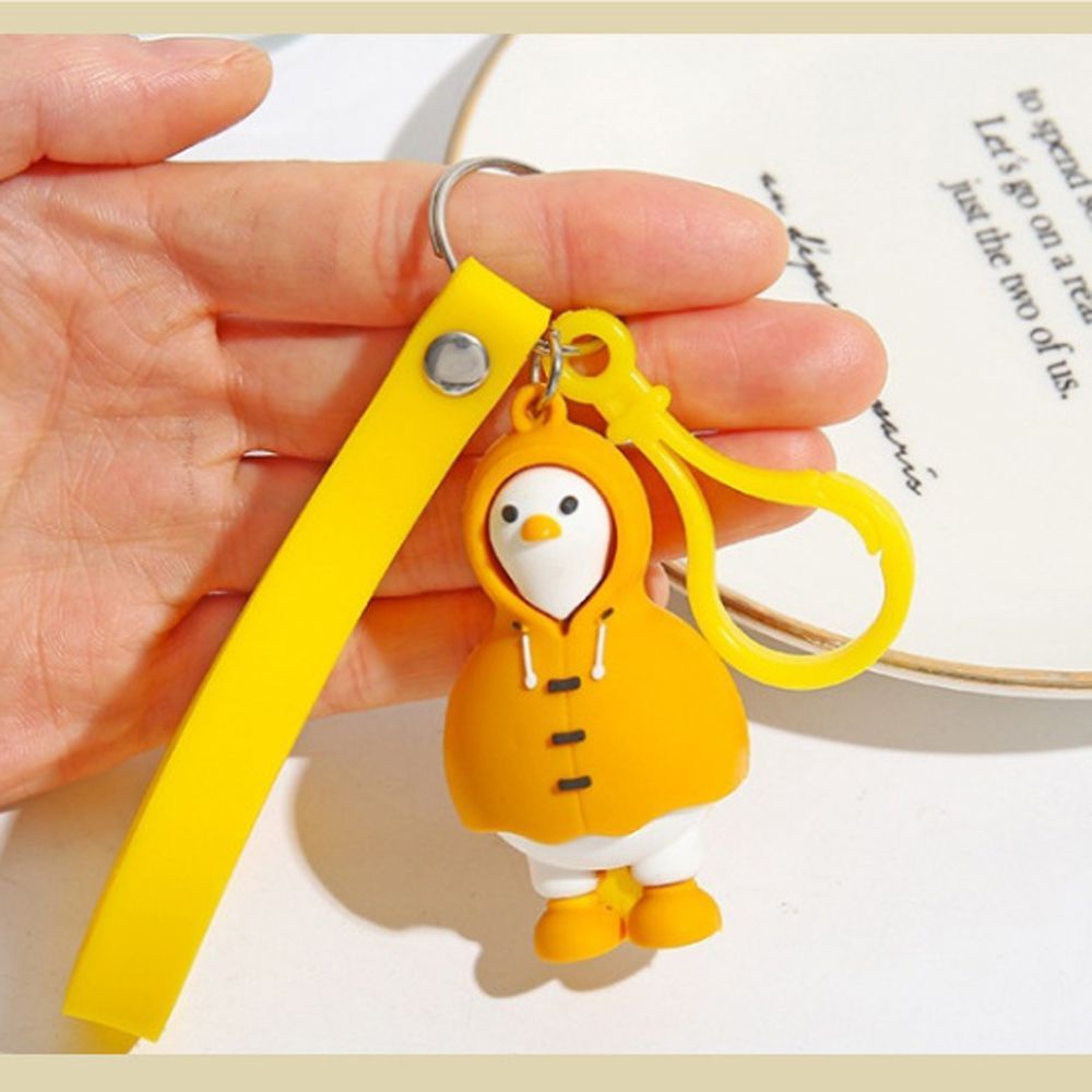 Móc khóa hình vịt con màu vàng dễ thương