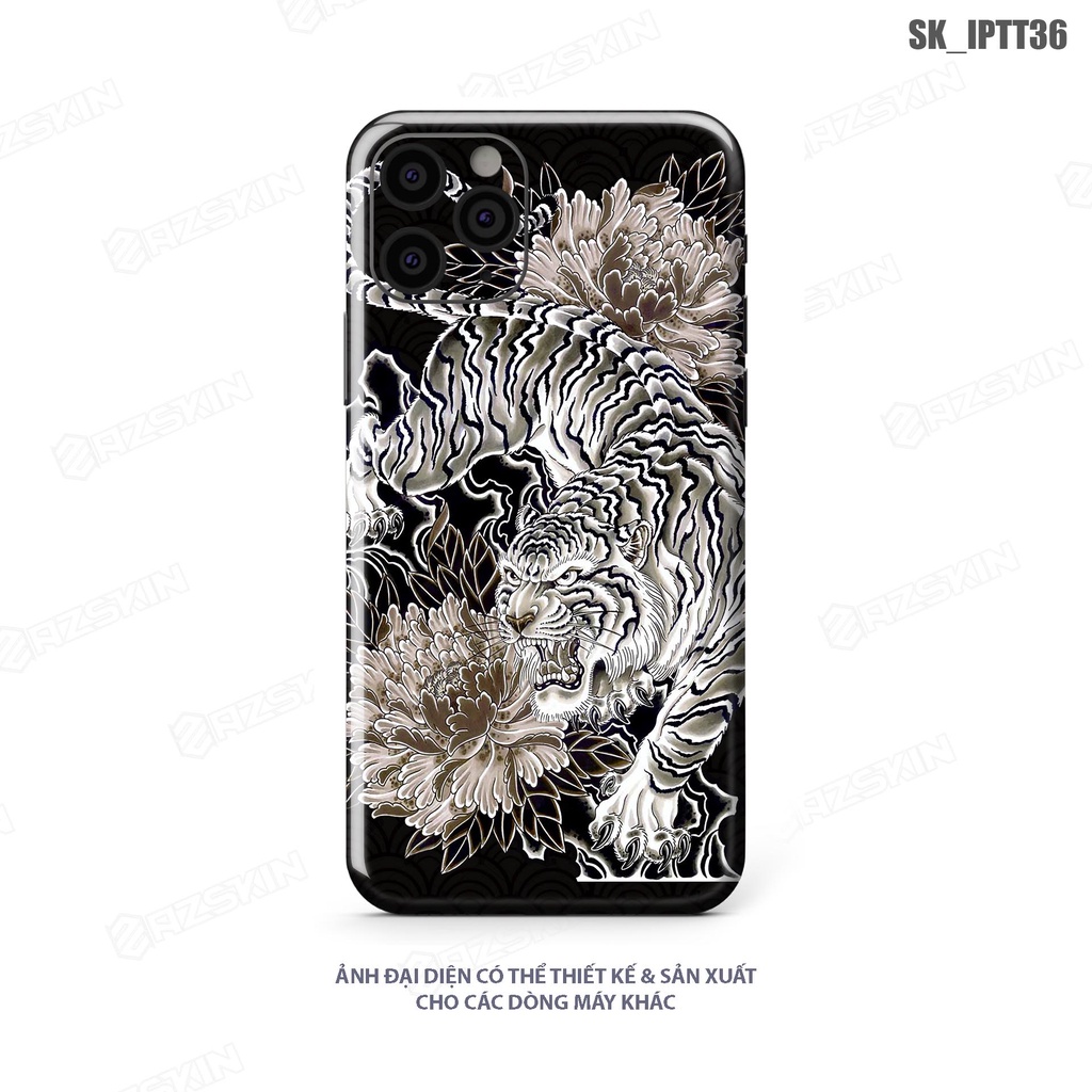 Miếng Dán Skin Full Lưng Viền Độc Lạ IPhone 11/14 Pro Max |SK_IPTT36| Chất Liệu Nhập Khẩu, Khuôn Cắt CNC, Dễ Dán Tại Nhà