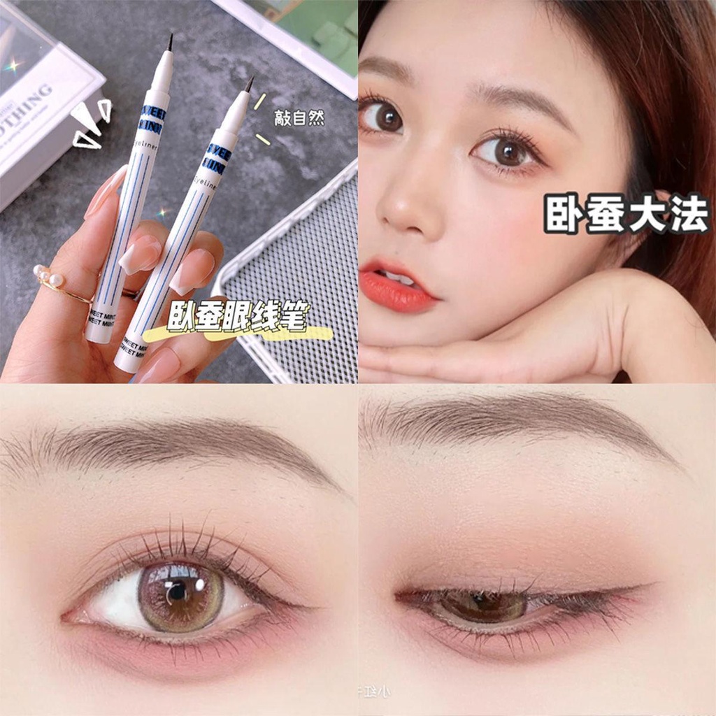 Bút Kẻ Mắt Tơ Tằm Nhanh Khô Chống Thấm Nước Và Mồ Hôi Lâu Trôi Không Nhòe | BigBuy360 - bigbuy360.vn