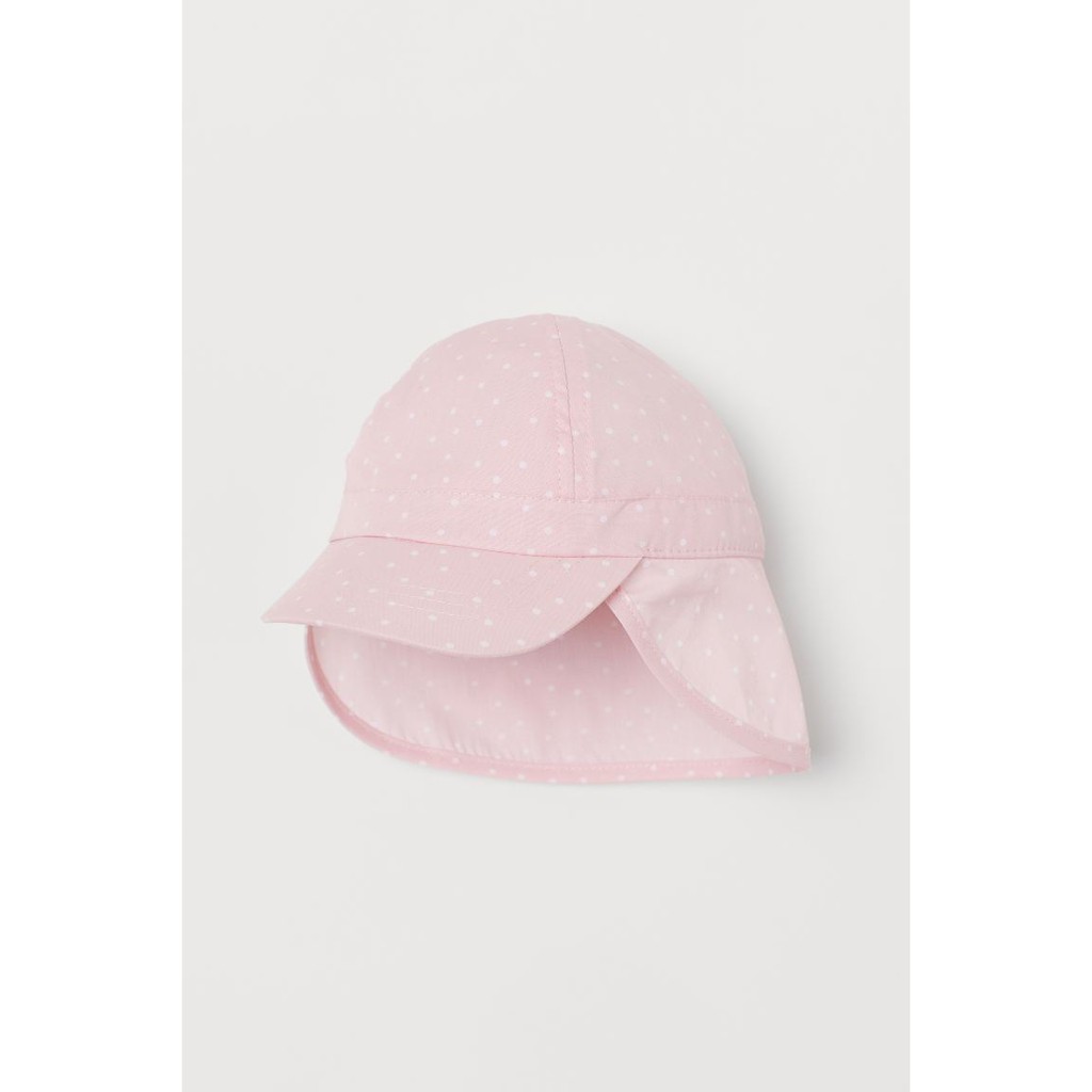 Mũ đi nắng hồng chấm bi HM H&amp;M_hàng chính hãng authentic