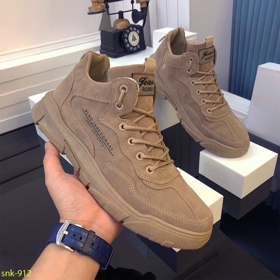 Giày Nam Da Lộn Thời Trang 🔴FREESHIP🔴 Giảm 35K Khi Nhập Mã [DUCP35K0] -Giày Sneaker Da Lộn Cao Cấp [ Hàng Độc Quyền]