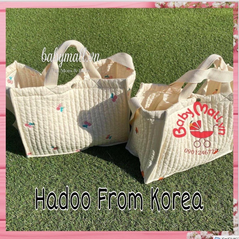 Túi bỉm sữa HANDMADE HADOO KOREA