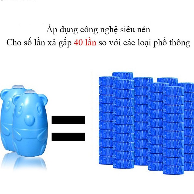 LỌ THẢ BỒN CẦU HÌNH CON  GẤU TIỆN LỢI GIÁ SIÊU RẺ ( 1 lọ) -DC4603