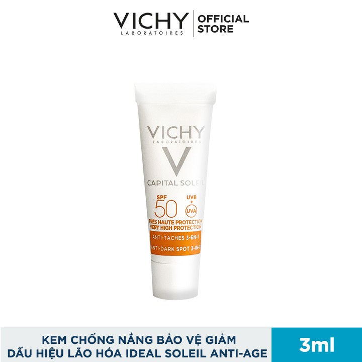 [HB GIFT][Hàng tặng không bán]Bộ sản phẩm dùng thử 7 ngày căng mịn, bảo vệ da toàn diện Vichy